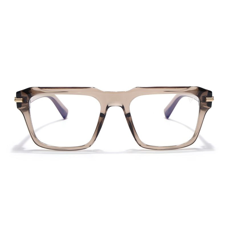 Obsidian | Voyage Brown Wayfarer Eyeglasses for Men & Women (K047FMG8023)