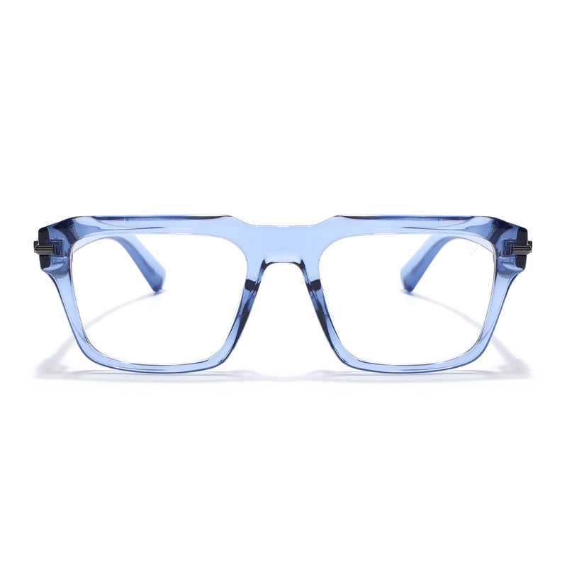 Obsidian | Voyage Blue Wayfarer Eyeglasses for Men & Women (K047FMG8024)