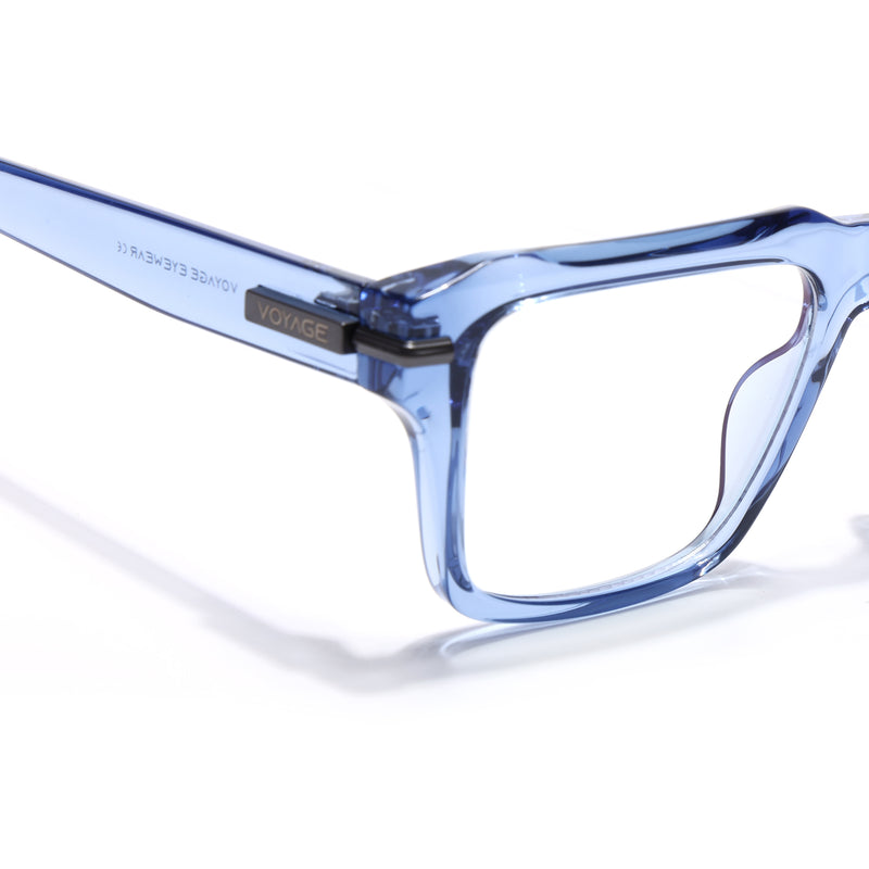 Obsidian | Voyage Blue Wayfarer Eyeglasses for Men & Women (K047FMG8024)