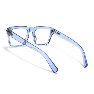 Obsidian | Voyage Blue Wayfarer Eyeglasses for Men & Women (K047FMG8024)