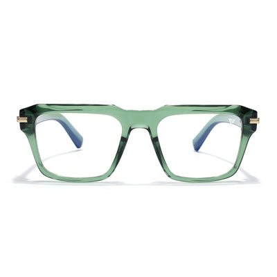 Obsidian | Voyage Green Wayfarer Eyeglasses for Men & Women (K047FMG8025)
