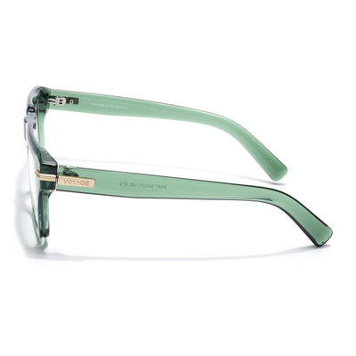 Obsidian | Voyage Green Wayfarer Eyeglasses for Men & Women (K047FMG8025)