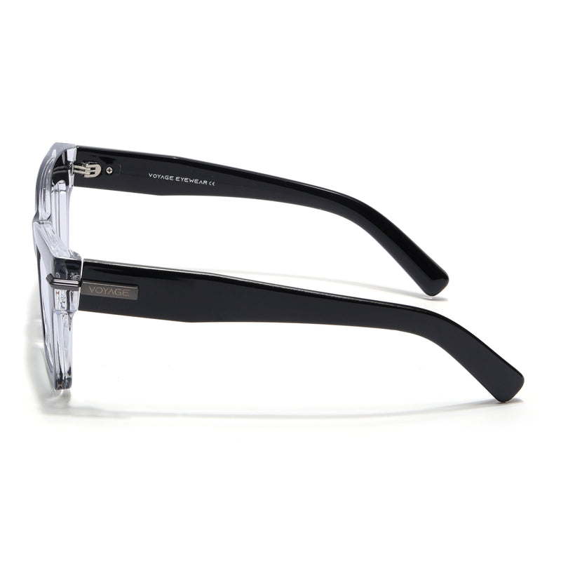 Voyage Black & Transparent Cateye Eyeglasses for Women (K048FMG8991)