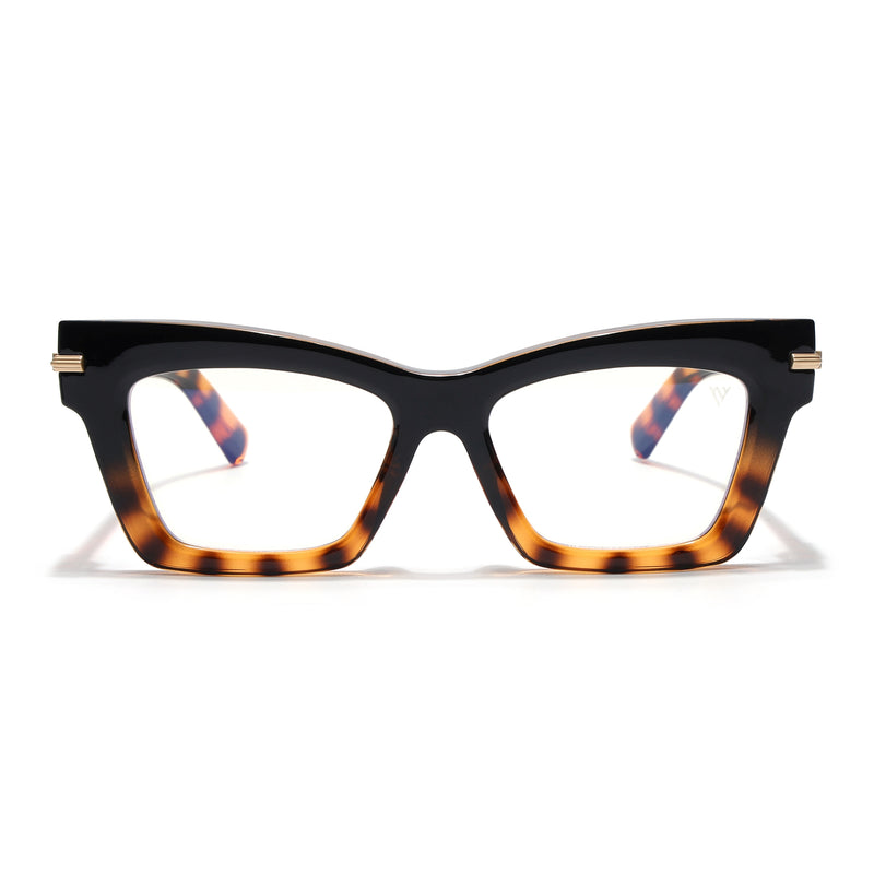 Voyage Demi Brown Cateye Eyeglasses for Women (K048FMG8993)