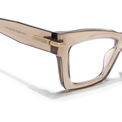 Voyage Brown Cateye Eyeglasses for Women (K048FMG8994)