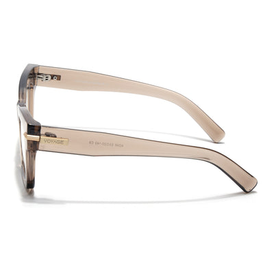 Voyage Brown Cateye Eyeglasses for Women (K048FMG8994)