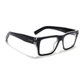 Obsidian | Voyage Transparent Black Wayfarer Eyeglasses for Men & Women (K049FMG7997)
