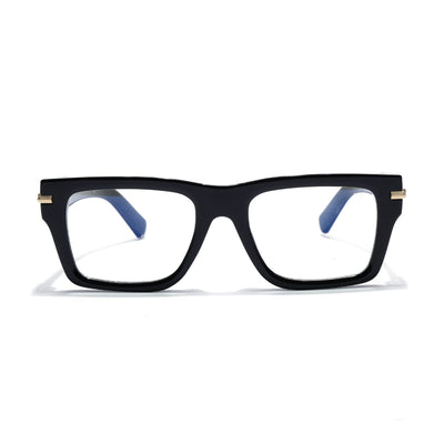 Obsidian | Voyage Black Wayfarer Eyeglasses for Men & Women (K049FMG7998)
