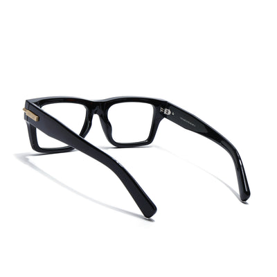 Obsidian | Voyage Black Wayfarer Eyeglasses for Men & Women (K049FMG7998)