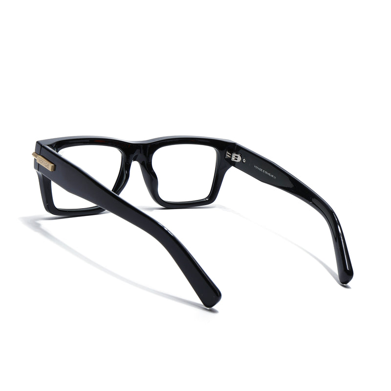 Obsidian | Voyage Black Wayfarer Eyeglasses for Men & Women (K049FMG7998)