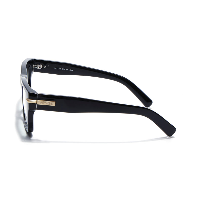 Obsidian | Voyage Black Wayfarer Eyeglasses for Men & Women (K049FMG7998)