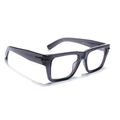 Obsidian | Voyage Grey Wayfarer Eyeglasses for Men & Women (K049FMG7999)