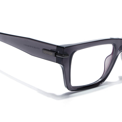 Obsidian | Voyage Grey Wayfarer Eyeglasses for Men & Women (K049FMG7999)
