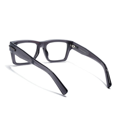 Obsidian | Voyage Grey Wayfarer Eyeglasses for Men & Women (K049FMG7999)