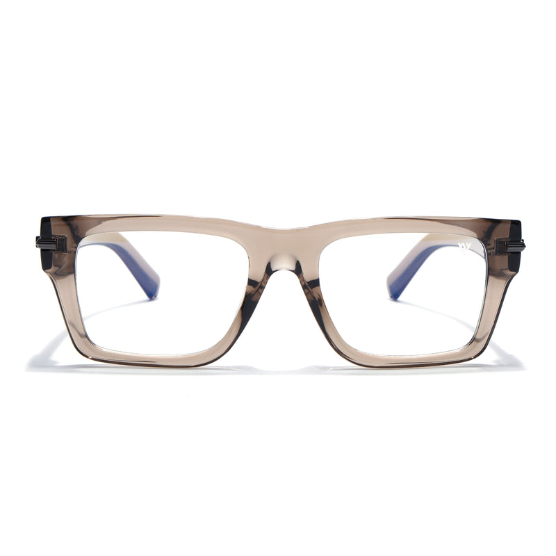 Obsidian | Voyage Brown Wayfarer Eyeglasses for Men & Women (K049FMG8000)