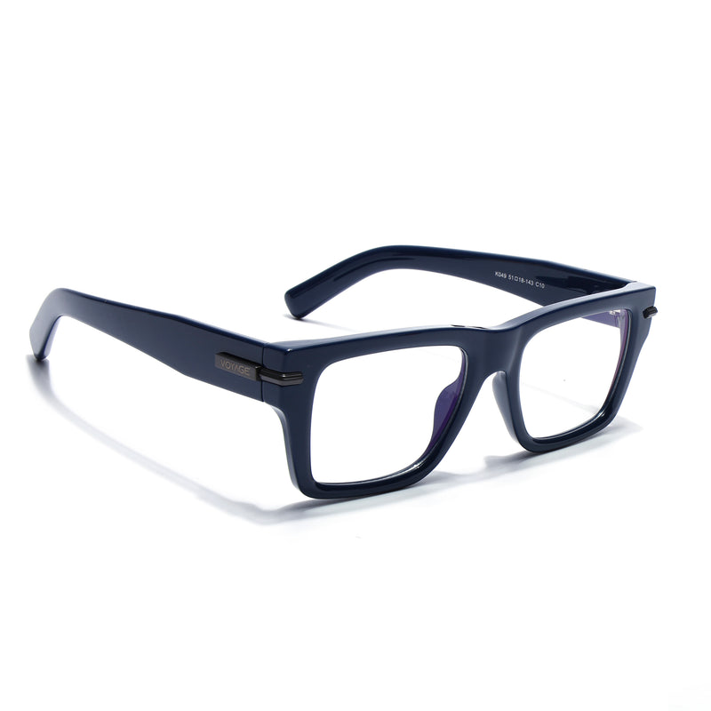 Obsidian | Voyage Blue Wayfarer Eyeglasses for Men & Women (K049FMG8001)
