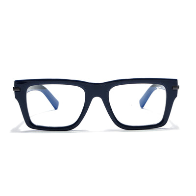 Obsidian | Voyage Blue Wayfarer Eyeglasses for Men & Women (K049FMG8001)