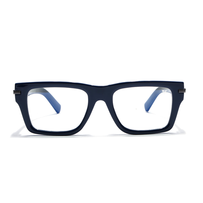 Obsidian | Voyage Blue Wayfarer Eyeglasses for Men & Women (K049FMG8001)