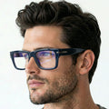 Obsidian | Voyage Blue Wayfarer Eyeglasses for Men & Women (K049FMG8001)