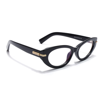 Obsidian | Voyage Black Cateye Eyeglasses for Women (K050FMG8015)