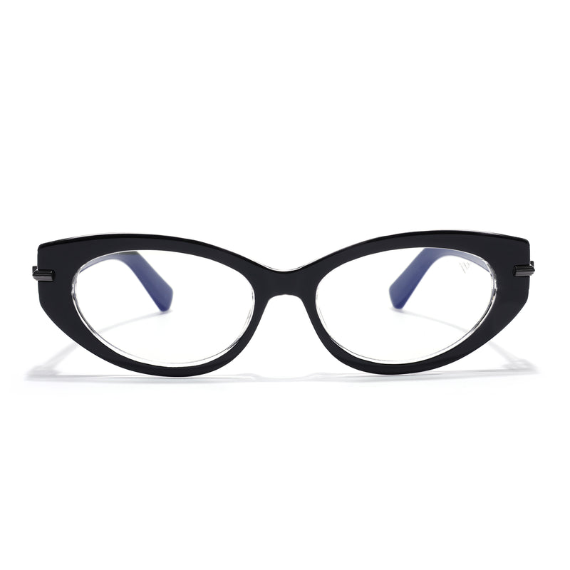 Obsidian | Voyage Black Cateye Eyeglasses for Women (K050FMG8016)