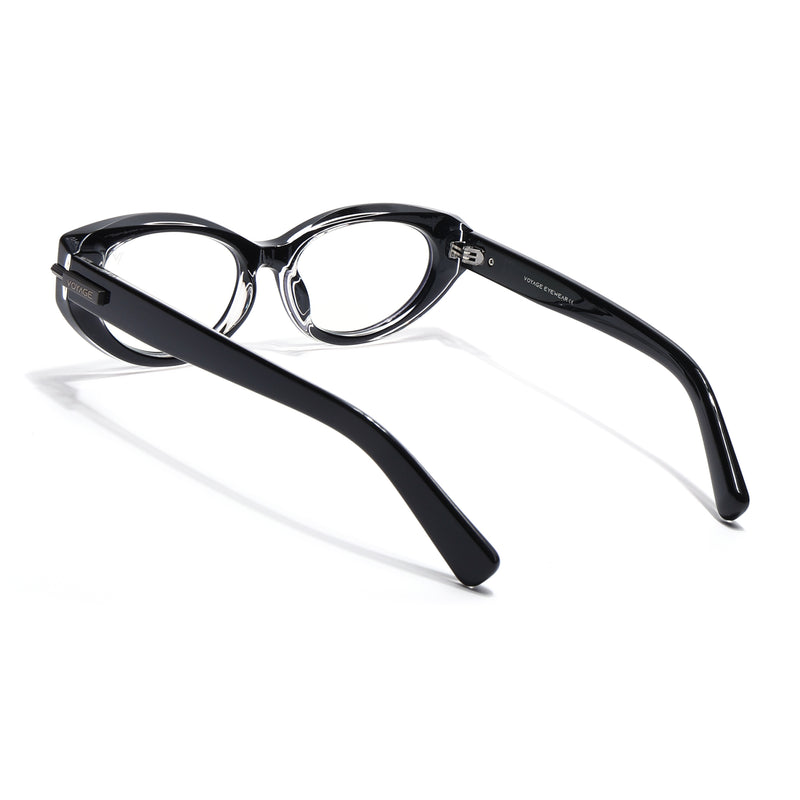 Obsidian | Voyage Black Cateye Eyeglasses for Women (K050FMG8016)