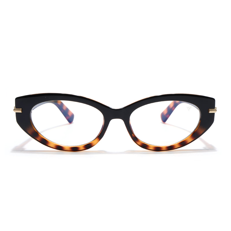 Obsidian | Voyage Demi Brown Cateye Eyeglasses for Women (K050FMG8017)