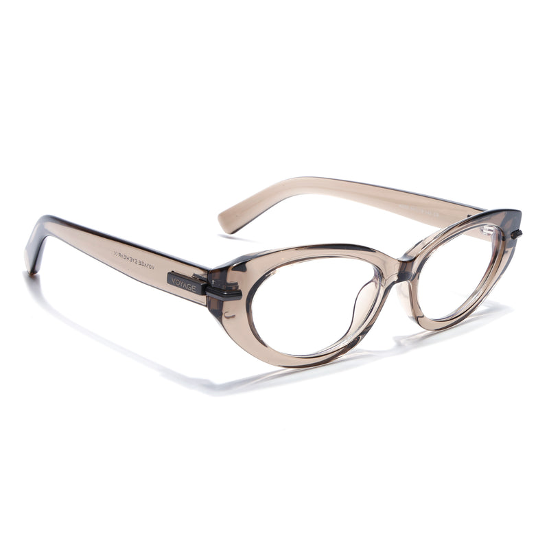 Obsidian | Voyage Brown Cateye Eyeglasses for Women (K050FMG8018)