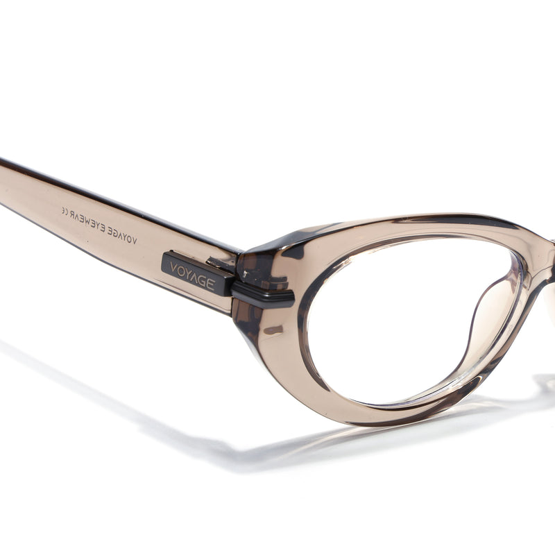 Obsidian | Voyage Brown Cateye Eyeglasses for Women (K050FMG8018)