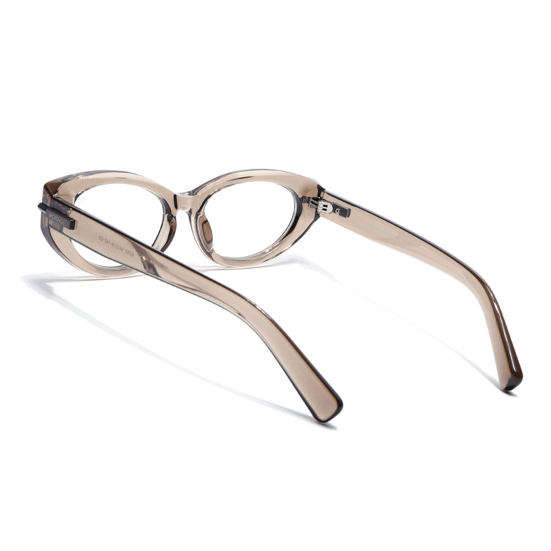 Obsidian | Voyage Brown Cateye Eyeglasses for Women (K050FMG8018)