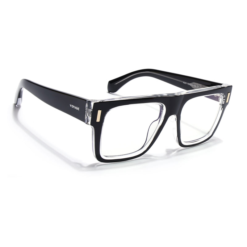 Obsidian | Voyage Black Wayfarer Eyeglasses for Men & Women (K051FMG8062)