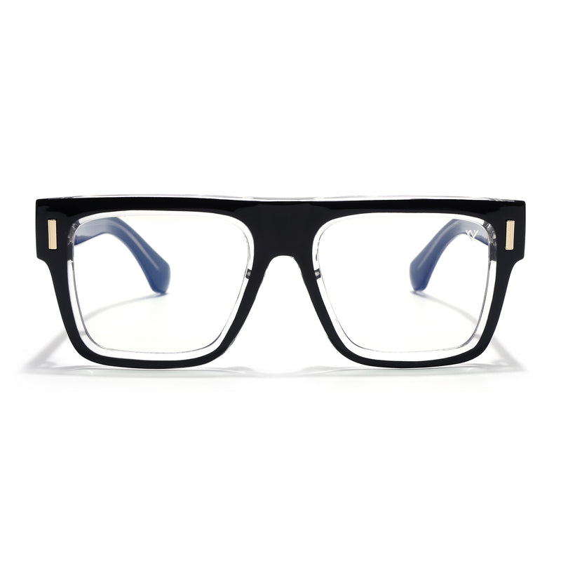 Obsidian | Voyage Black Wayfarer Eyeglasses for Men & Women (K051FMG8062)