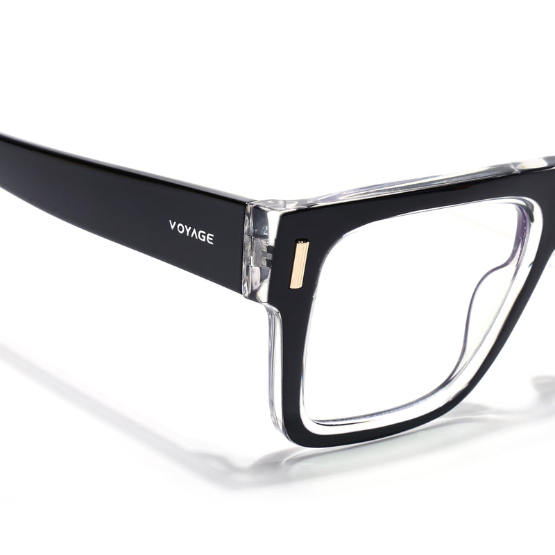 Obsidian | Voyage Black Wayfarer Eyeglasses for Men & Women (K051FMG8062)