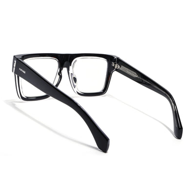 Obsidian | Voyage Black Wayfarer Eyeglasses for Men & Women (K051FMG8062)