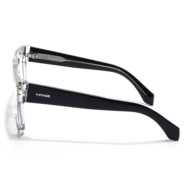 Obsidian | Voyage Black Wayfarer Eyeglasses for Men & Women (K051FMG8062)