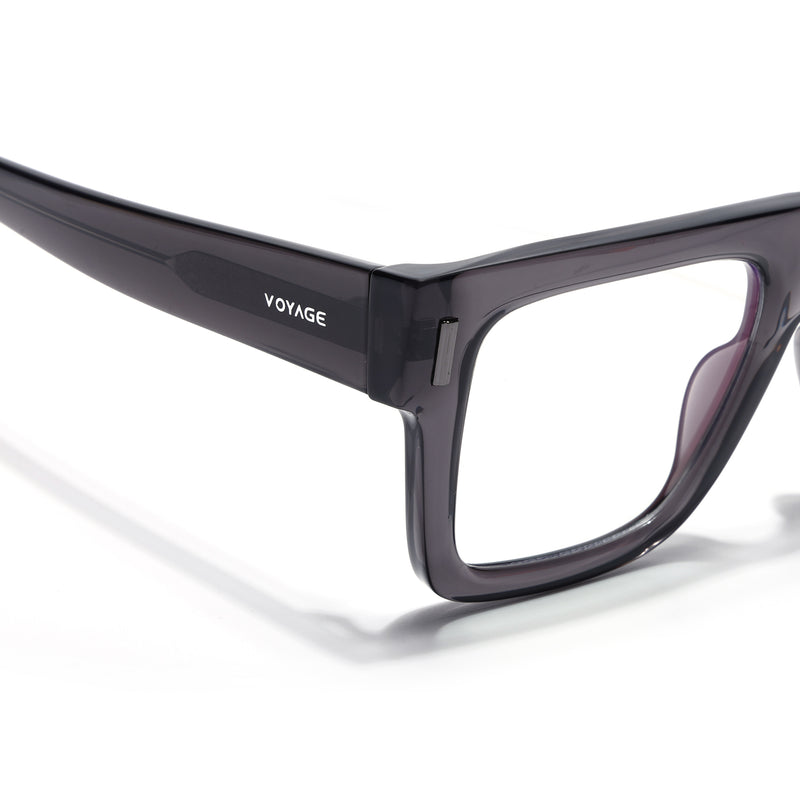 Obsidian | Voyage Grey Wayfarer Eyeglasses for Men & Women (K051FMG8063)