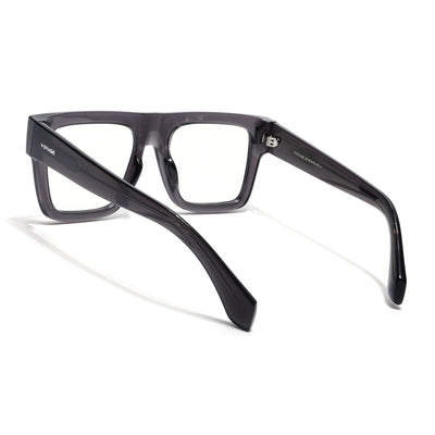 Obsidian | Voyage Grey Wayfarer Eyeglasses for Men & Women (K051FMG8063)