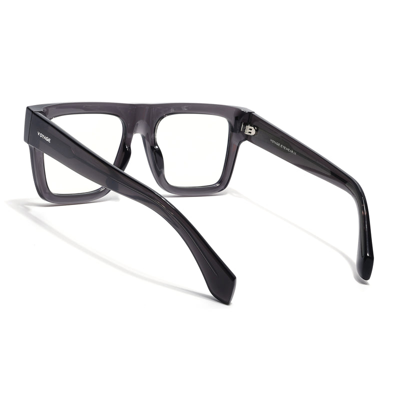 Obsidian | Voyage Grey Wayfarer Eyeglasses for Men & Women (K051FMG8063)