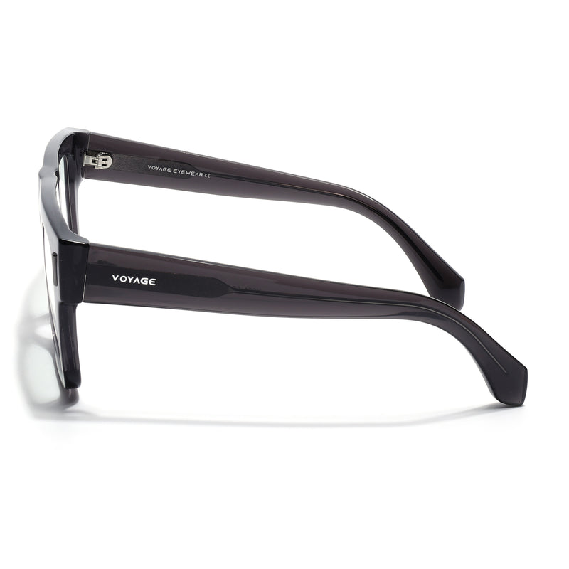 Obsidian | Voyage Grey Wayfarer Eyeglasses for Men & Women (K051FMG8063)