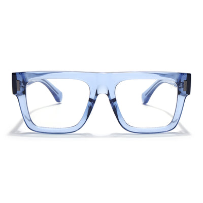 Obsidian | Voyage Blue Wayfarer Eyeglasses for Men & Women (K051FMG8065)