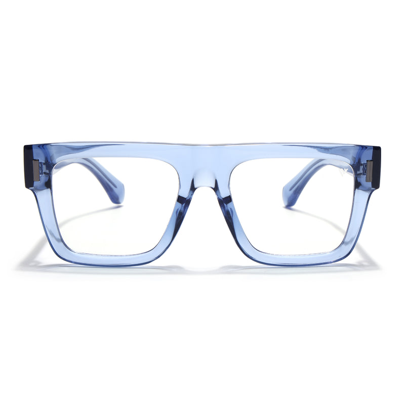 Obsidian | Voyage Blue Wayfarer Eyeglasses for Men & Women (K051FMG8065)