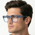 Obsidian | Voyage Blue Wayfarer Eyeglasses for Men & Women (K051FMG8065)