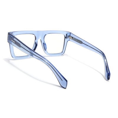 Obsidian | Voyage Blue Wayfarer Eyeglasses for Men & Women (K051FMG8065)