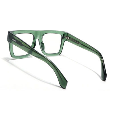 Obsidian | Voyage Green Wayfarer Eyeglasses for Men & Women (K051FMG8066)
