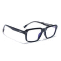 Obsidian | Voyage Black Rectangle Eyeglasses for Men & Women (K068FMG8049)