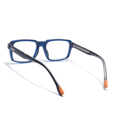 Obsidian | Voyage Blue Rectangle Eyeglasses for Men & Women (K068FMG8051)