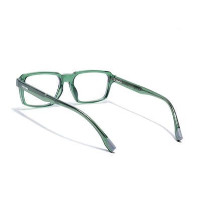 Obsidian | Voyage Green Rectangle Eyeglasses for Men & Women (K068FMG8052)
