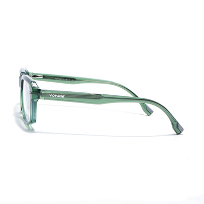 Obsidian | Voyage Green Rectangle Eyeglasses for Men & Women (K068FMG8052)
