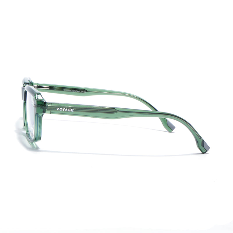Obsidian | Voyage Green Rectangle Eyeglasses for Men & Women (K068FMG8052)