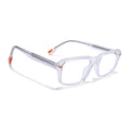 Obsidian | Voyage Transparent Rectangle Eyeglasses for Men & Women (K068FMG8053)